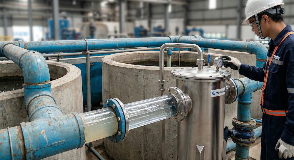 メカセラ設置の様子