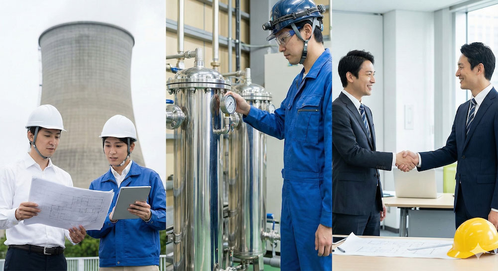 技術サポートの様子