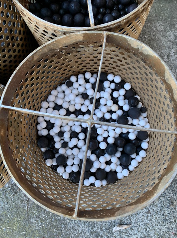 セラミック・ボール洗浄後