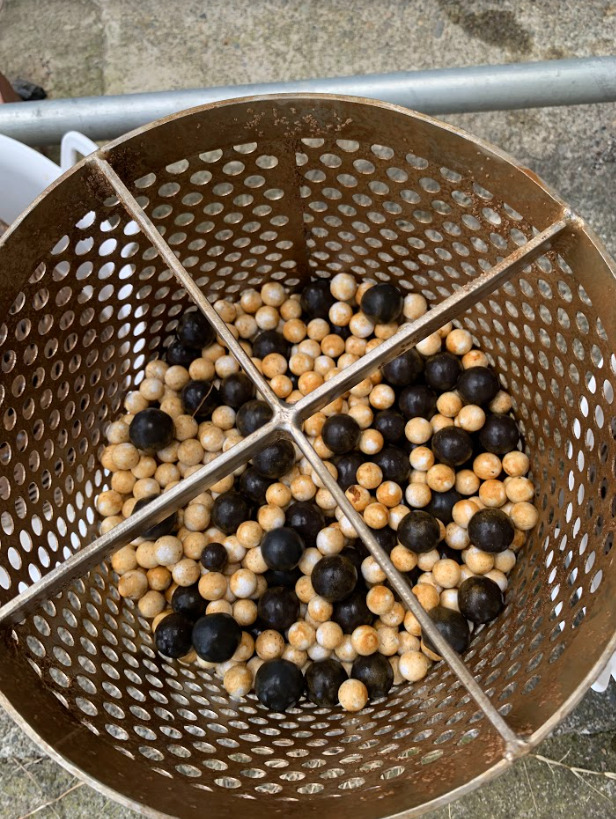 セラミック・ボール洗浄前